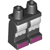 Hips and Black Legs with White Skirt, Dark Pink Toes print