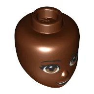 Minidoll Head Hazel Eyes, Open Mouth print