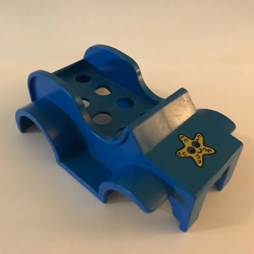 Duplo Car Body (Old Style) with Starfish Print