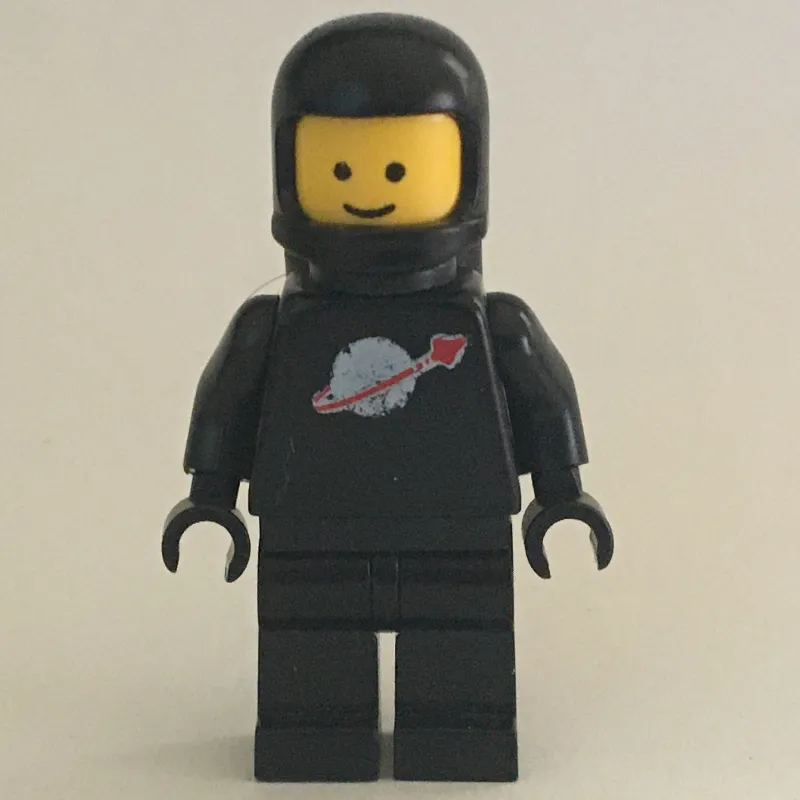 Classic Spaceman, Black with Airtanks (3842a Helmet)