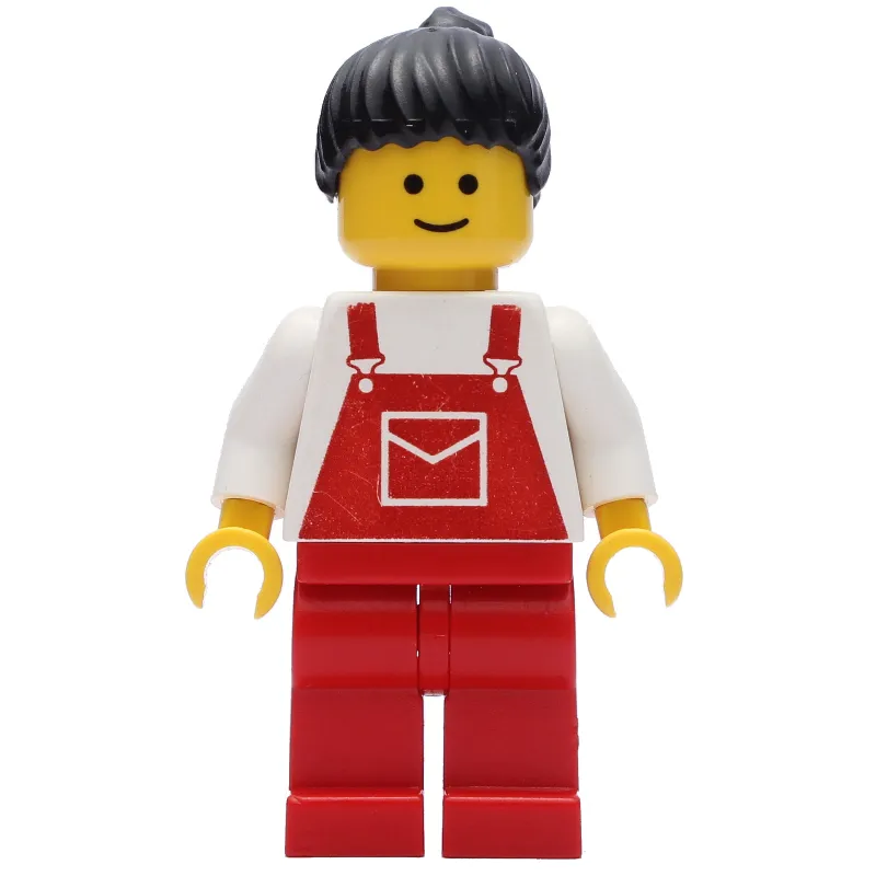Woman - White Torso, Red Overall