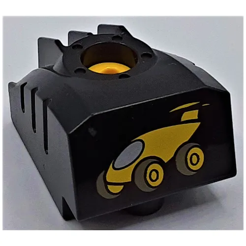 Duplo Toolo MyBot Engine Program Brick with Yellow Car Print