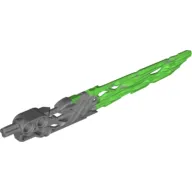 Large Figure Weapon Sword, Protector, with Marbled Bright Green Blade Pattern