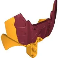 Large Figure Chest Cover, Barraki Carapar Marbled Bright Light Orange Pattern