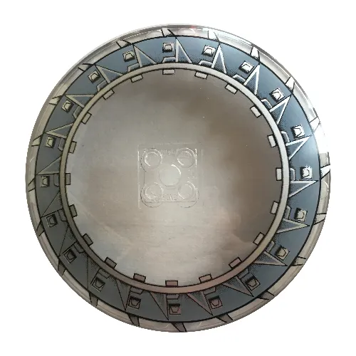 Dish 10 x 10 Inverted [Radar] with Serrated Blades Print