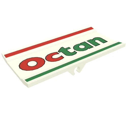 Hinge Panel 6 x 3 with 'Octan' Print