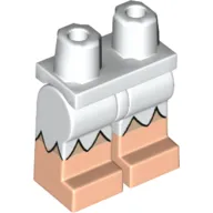 Hips with White Legs and Light Nougat Boots Pattern with Wilma Flintstone Print