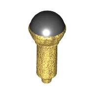 Musical Instrument Microphone with Black Top Half Screen Print