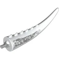 Animal Body Part, Dinosaur, Indominus Rex Tail, with Spikes and Pin, Gray Markings Print