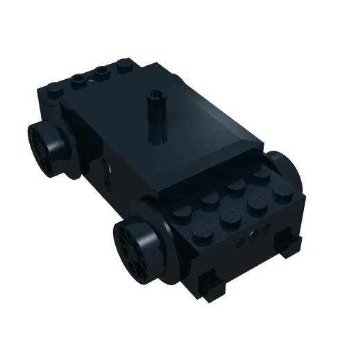 Motor, Train Base, 12V Unslotted with 3-Hole Plugs