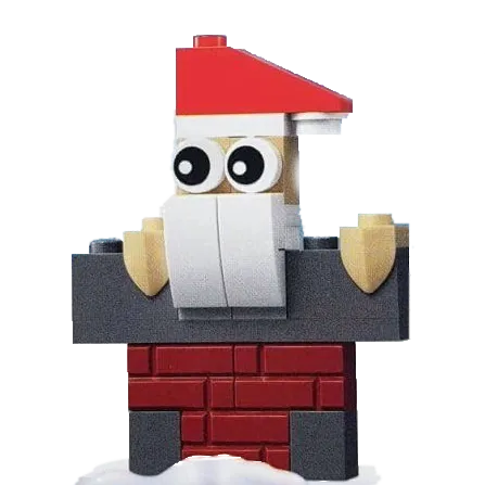 Santa In A Chimney