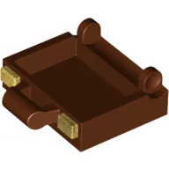 Bag / Suitcase / Briefcase Base with Gold Clasps Print