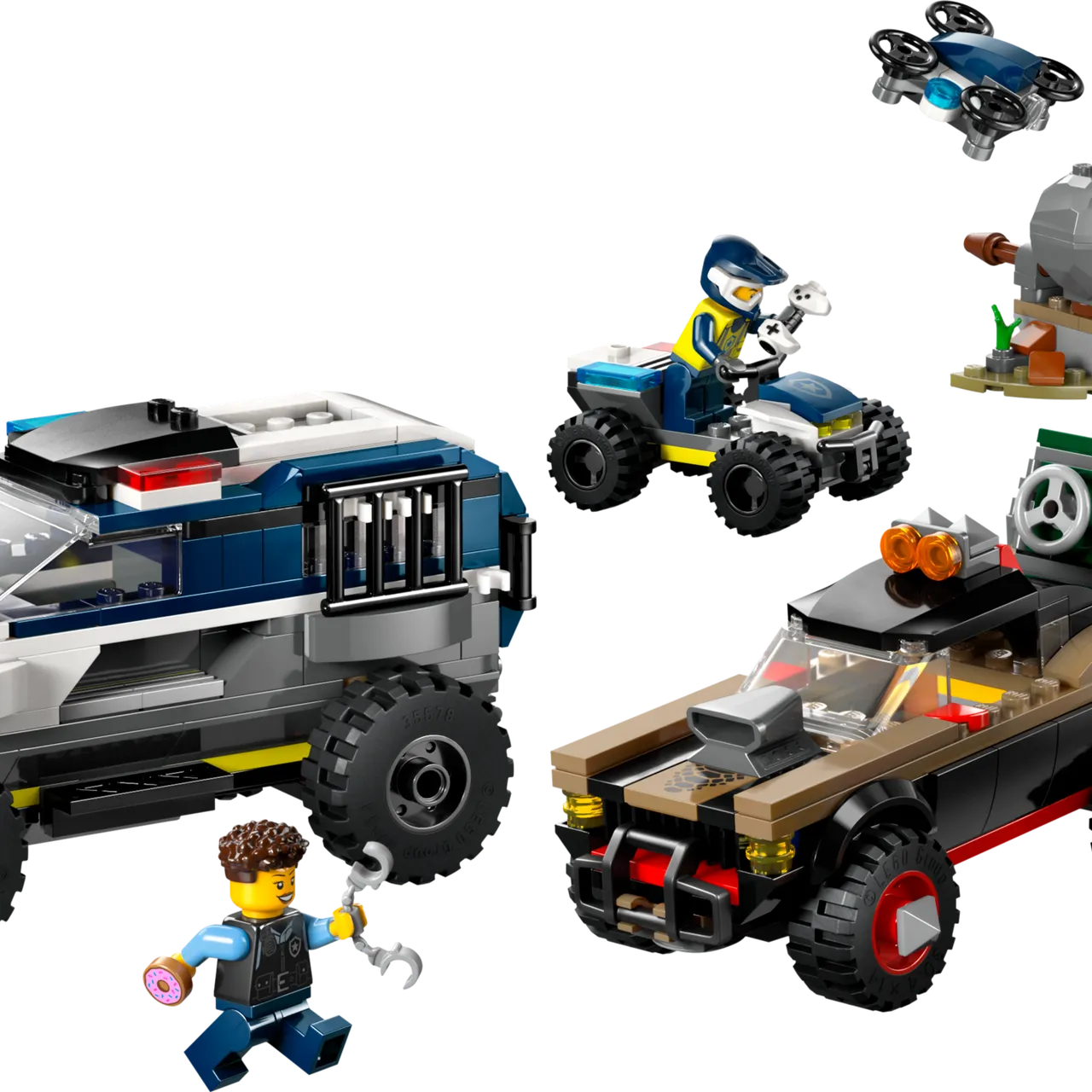 Off-Road Police Car Chase