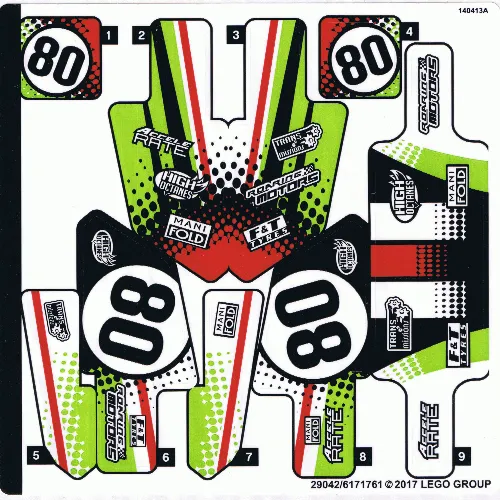 Sticker Sheet for Set 42065-1