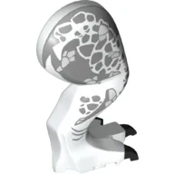 Animal Body Part, Dinosaur, Indominus Rex Leg, Right, with Pin, Light Bluish Gray Scales Print