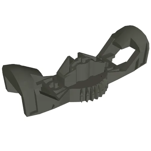 Large Figure Skeletal, Torso with Gear 7 Tooth and 3 Axle Holes