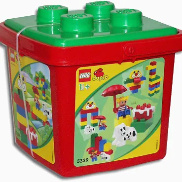 Small Bucket with Dog