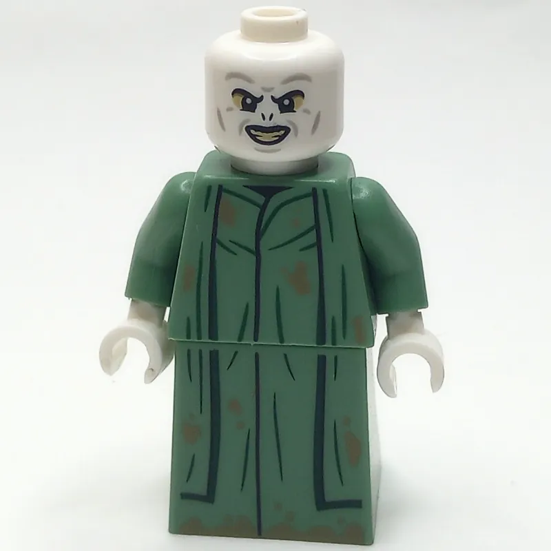 Voldemort, Dirty Sand Green Robe, Printed Skirt