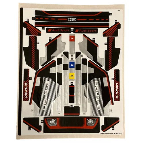 Sticker Sheet 2 for Set 42160-1