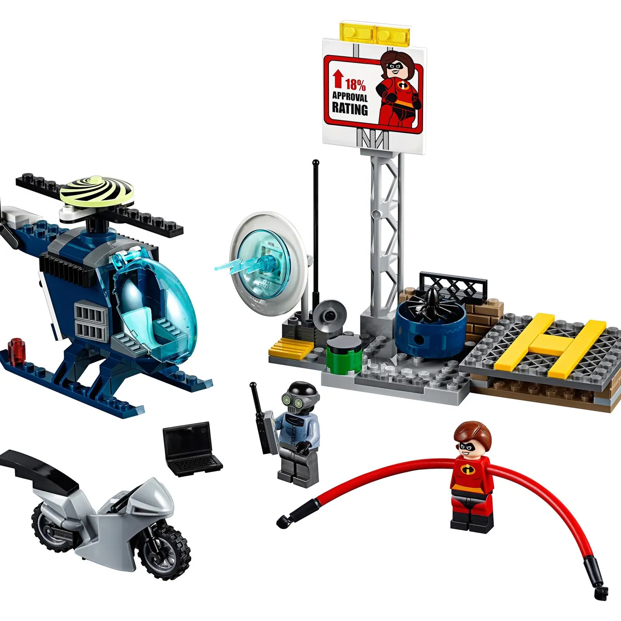 Elastigirl's Rooftop Pursuit