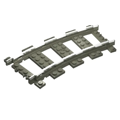 Vehicle Track, Train, 9V Curved