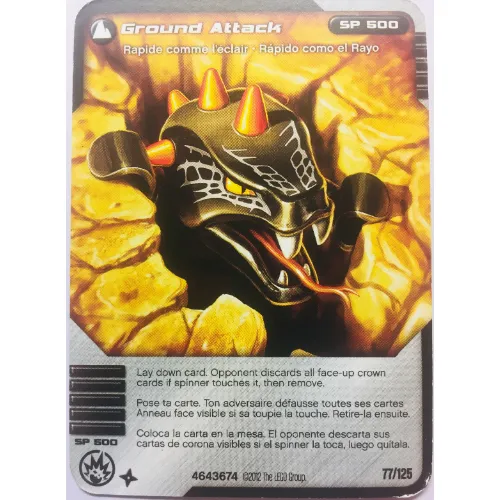 Trading Card, Ninjago Deck #2: 77 - Ground Attack - North American Version