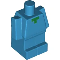 Baby / Small Body, Pixelated Green Squares