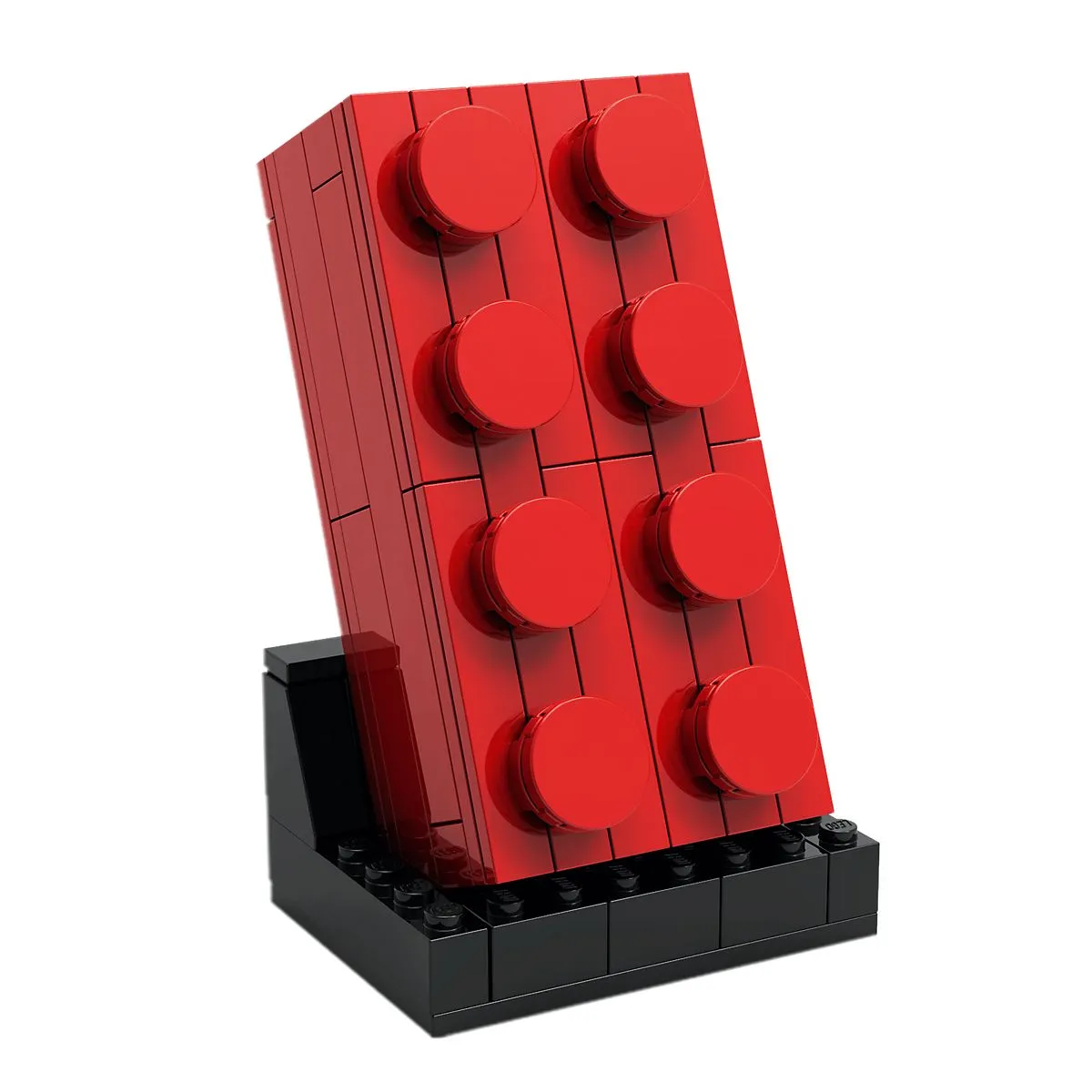 Buildable 2x4 Red Brick