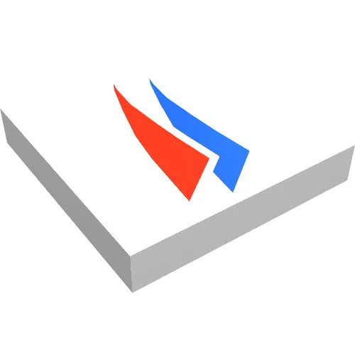 Tile 2 x 2 with Red and Blue Windsurfer Print