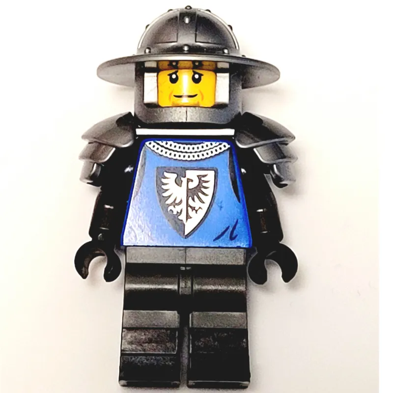 Mountain Fortress Black Falcon Soldier - Helmet with Broad Brim, Shoulder Armor