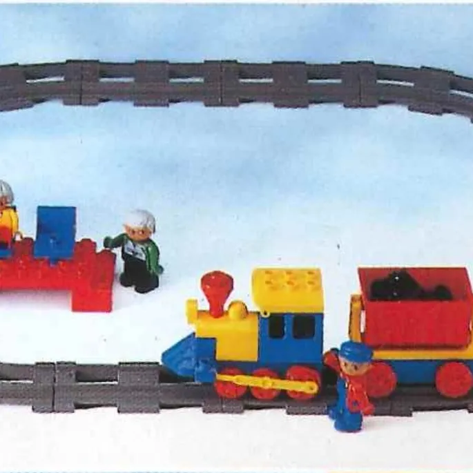 Push-Along Play Train Set