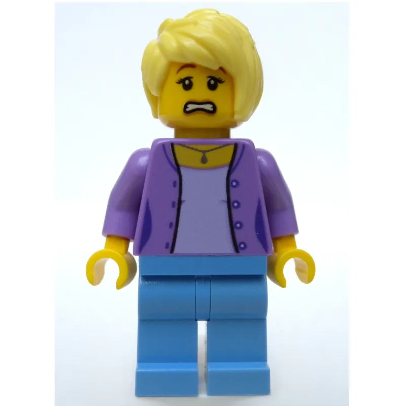 Medium Lavender Torso, Medium Blue Legs, Tan Hair