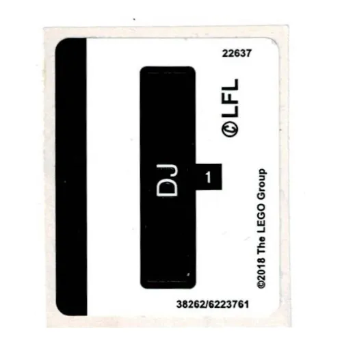 Sticker Sheet for Set 40298-1