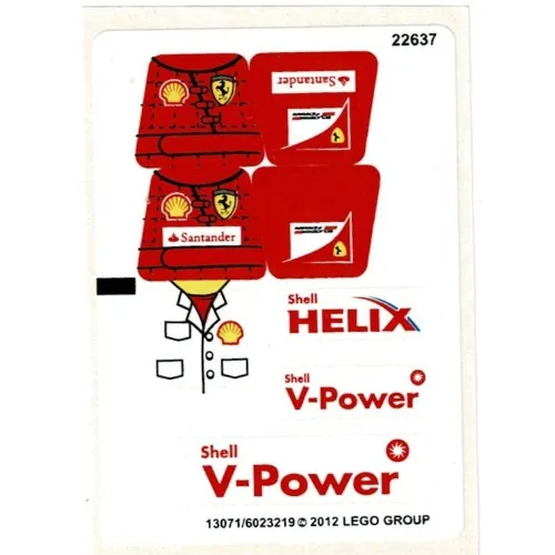 Sticker Sheet for Set 30196-1