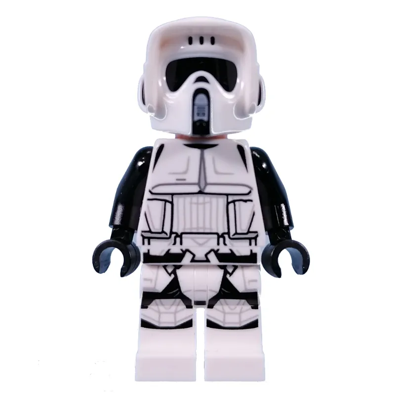 Scout Trooper - Light Nougat Head, Black Arms