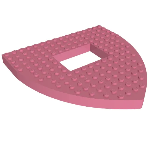 Boat Deck Section, Bow Brick 16 x 16 x 1 with 4 x 6 Opening