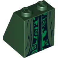Brick Sloped 65° 2 x 2 x 2 with Professor McGonagall Robe Print