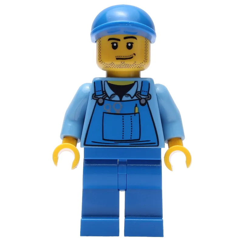 Hot Rod Mechanic, Blue Overalls