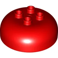 Duplo Brick Round 4 x 4 Dome Top with 2 x 2 Studs [Plain]