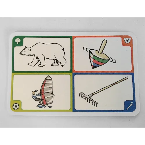 Game Card, Creationary, 111 Polar Bear