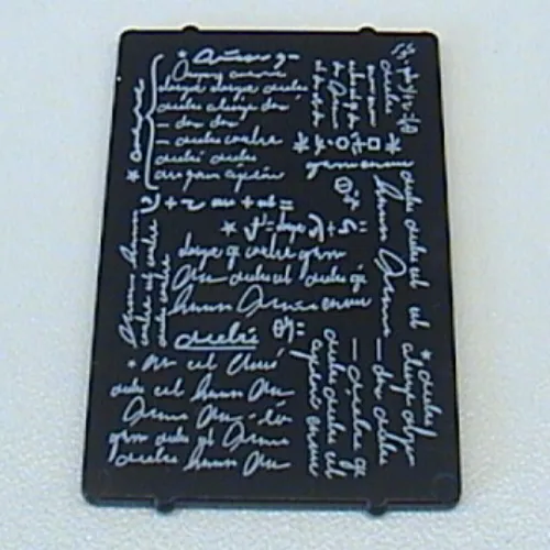 Glass for Window 1 x 4 x 5 with Classroom Blackboard Print