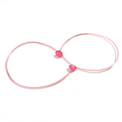 Clikits Cord, Jelly String, 375mm, with Same Colored Caps