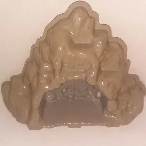 Baseplate Raised Cave without Studs