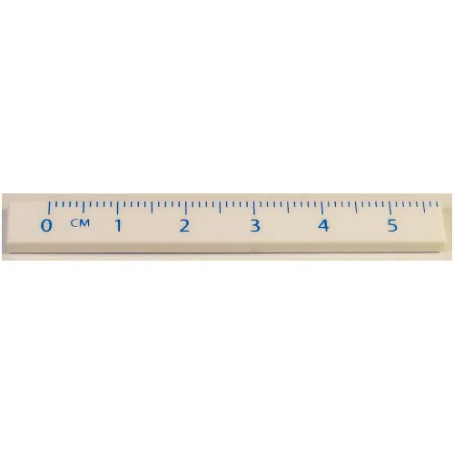 Tile 1 x 8 with Ruler CM 0 - 5 Pattern