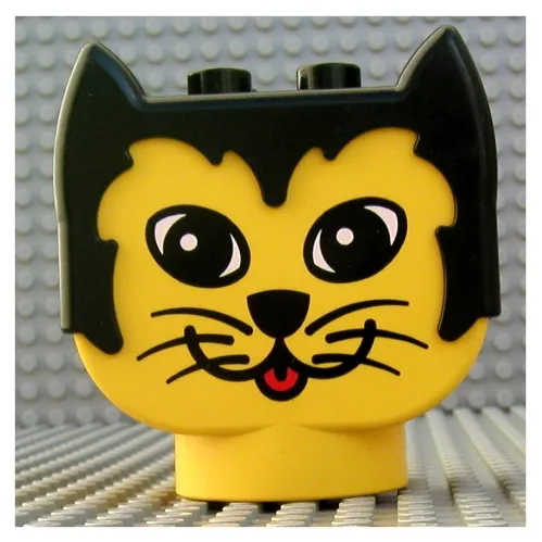 Duplo Animal Head Cat, Oblong Eyes