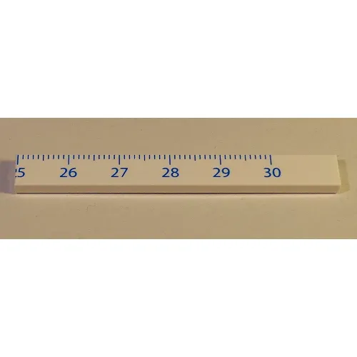 Tile 1 x 8 with Ruler CM 25 - 30 Pattern