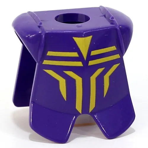 Minifig Neckwear Armor Breastplate with Leg Protection, Danju Geometric Print