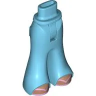 Minidoll Hips and Wide Pants with Nougat Feet, Lavender Sandals print