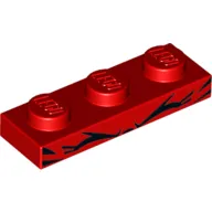 Plate 1 x 3 with 2 Black Eyelashes, Closed Eyes and Squinting Lines - Super Angry Kitty Eyes Print