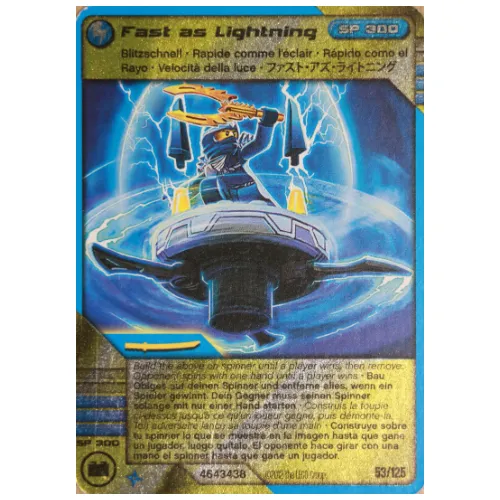 Trading Card, Ninjago Deck #2: 53 - Fast as Lightning - International Version